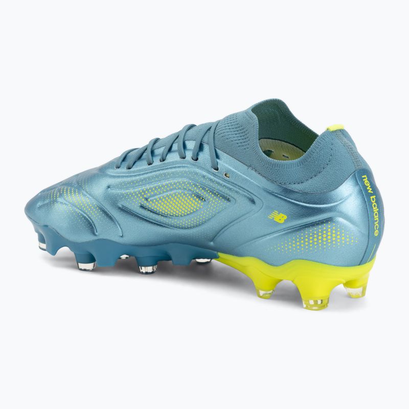 Футболни обувки New Balance Tekela Team Low V5 FG metallic blue/alkaline green/team navy 3