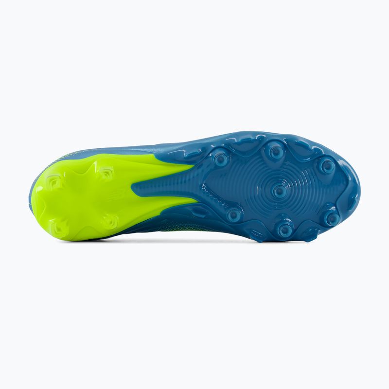 Футболни обувки New Balance Tekela Team Low V5 FG metallic blue/alkaline green/team navy 4