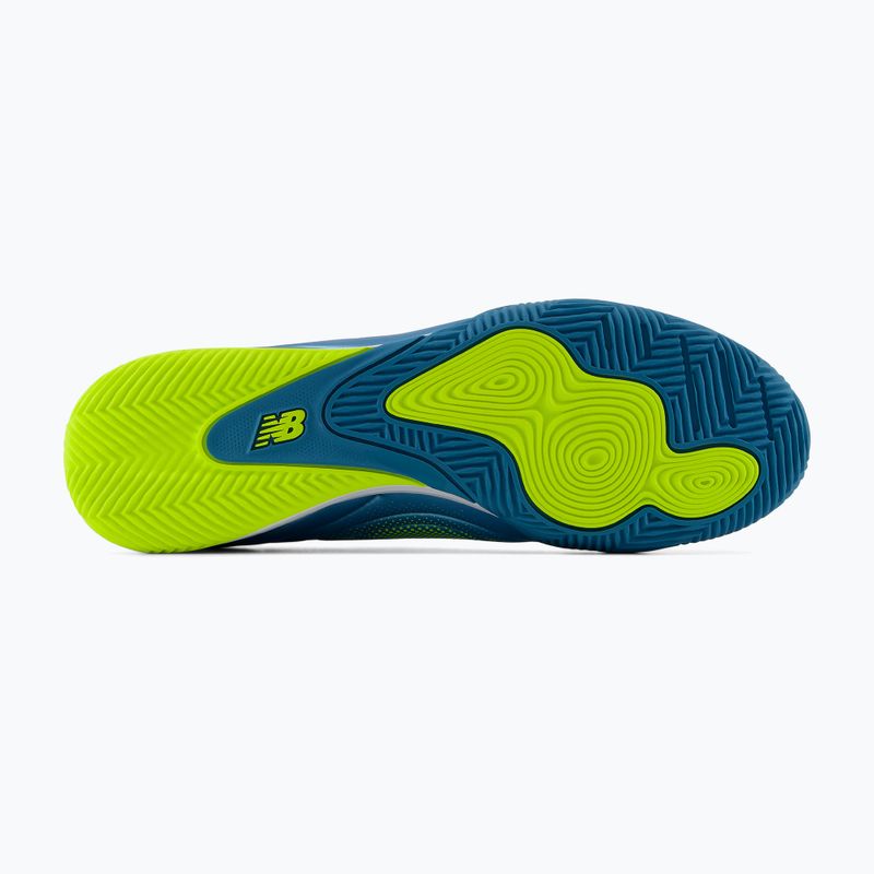 Футболни обувки New Balance Tekela Team Low V5 IN metallic blue/alkaline green/team navy 4