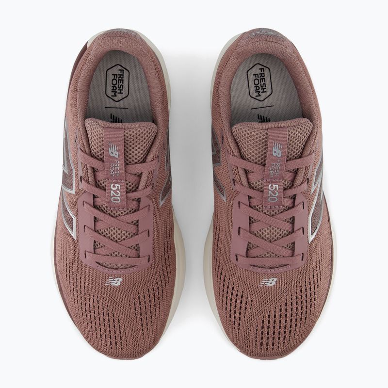 Дамски обувки за бягане New Balance Fresh Foam 520's V9 pebble/fast track/silver metallic 5
