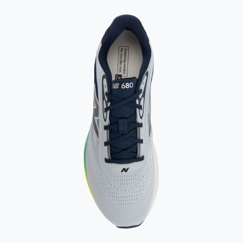 Мъжки обувки за бягане  New Balance Fresh Foam 680's V9 light zinc blue/altitude/alkaline green 5