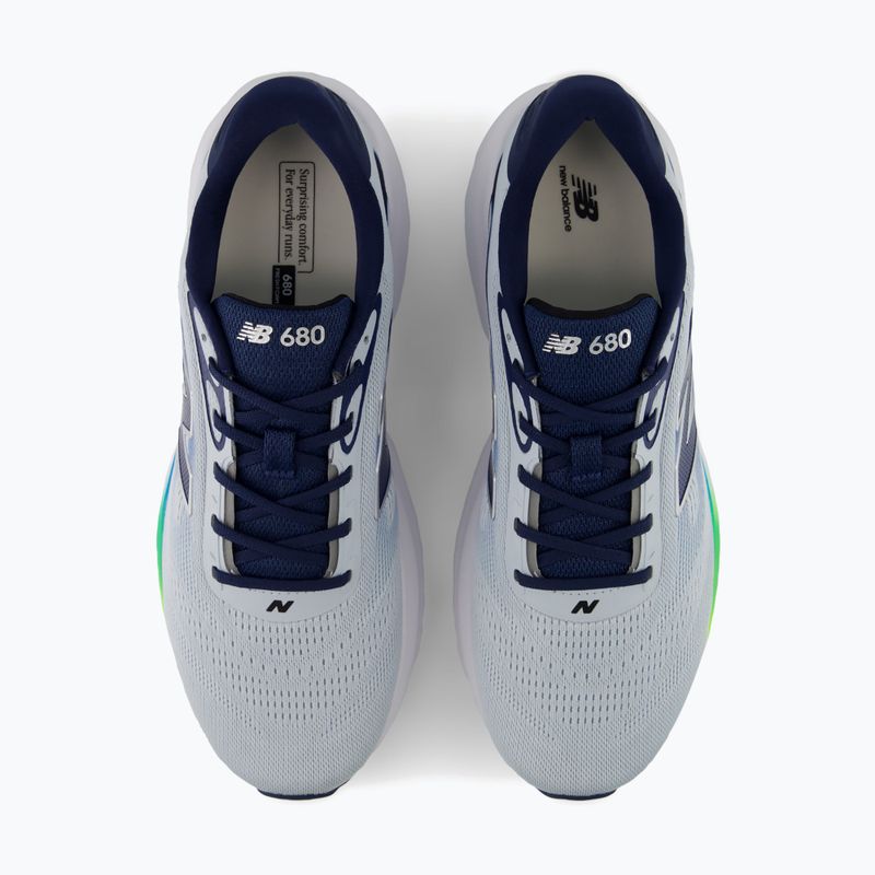 Мъжки обувки за бягане  New Balance Fresh Foam 680's V9 light zinc blue/altitude/alkaline green 4