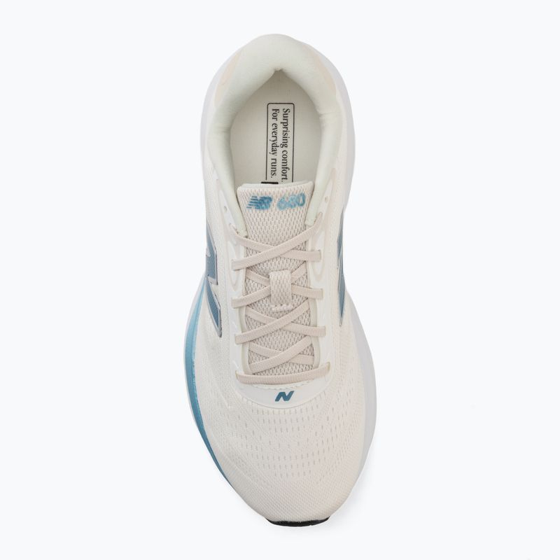 Дамски обувки за бягане New Balance Fresh Foam 680's V9 sea salt/altitude metallic/white 5