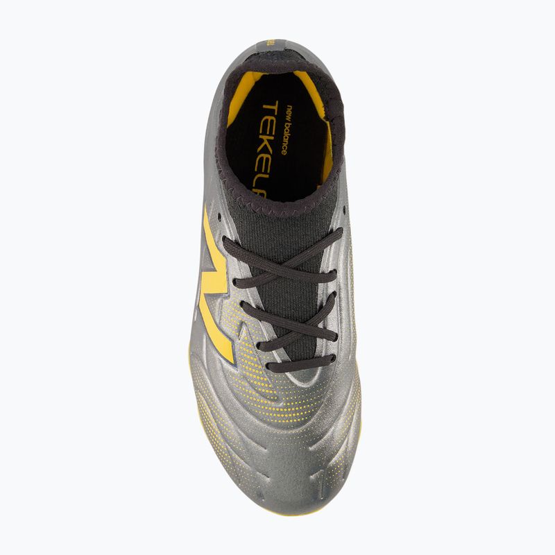 Детски футболни обувки New Balance Tekela Team V5 FG harbor grey/black cement 4