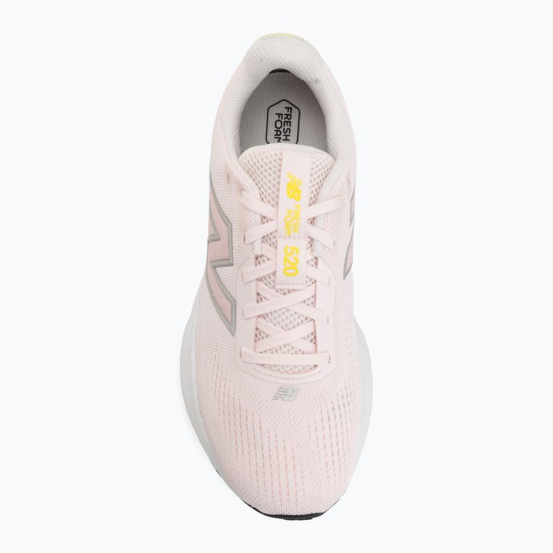 Дамски обувки за бягане New Balance Fresh Foam 520's V9 pink salt/pink granite/silver metallic 5