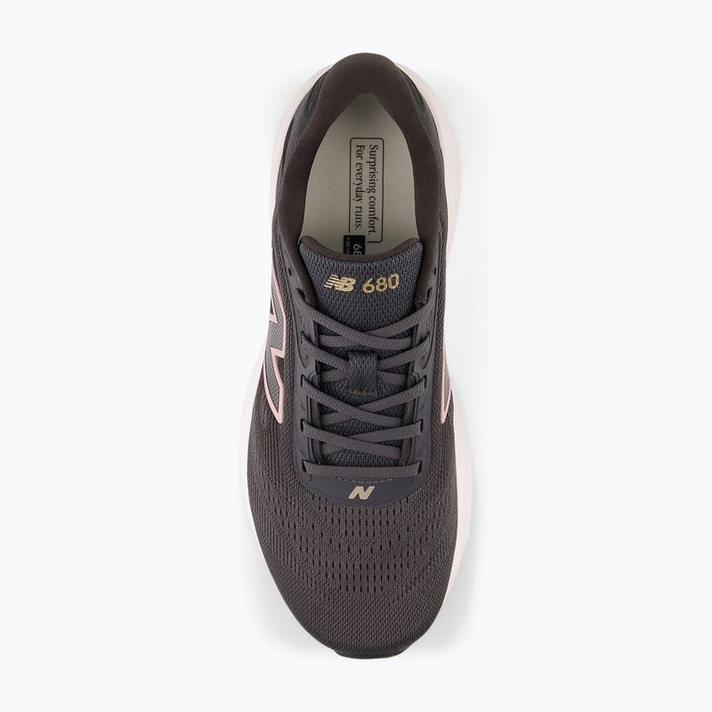 Дамски обувки за бягане New Balance Fresh Foam 680's V9 black cement/pink salt 5