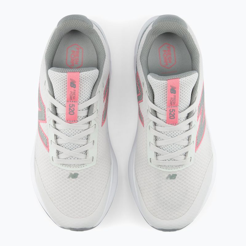 Детски обувки за бягане New Balance 520's Lace V9 grey matter/signal pink 7