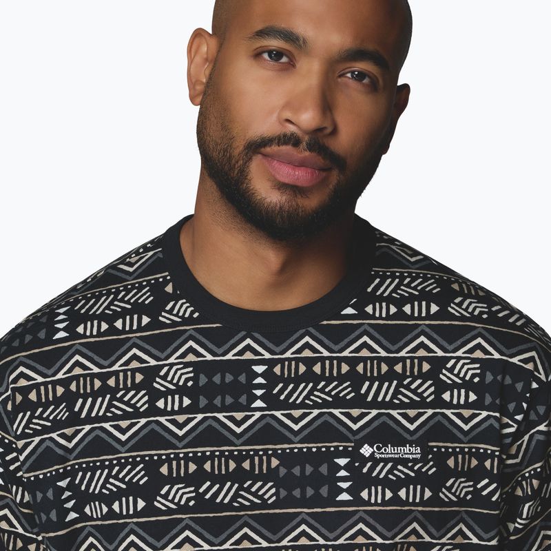 Мъжка тениска Columbia CSC Heavyweight Printed black/horizons 5