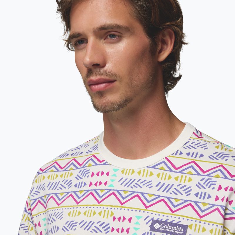 Мъжка тениска Columbia CSC Heavyweight Printed sea salt/horizons 5