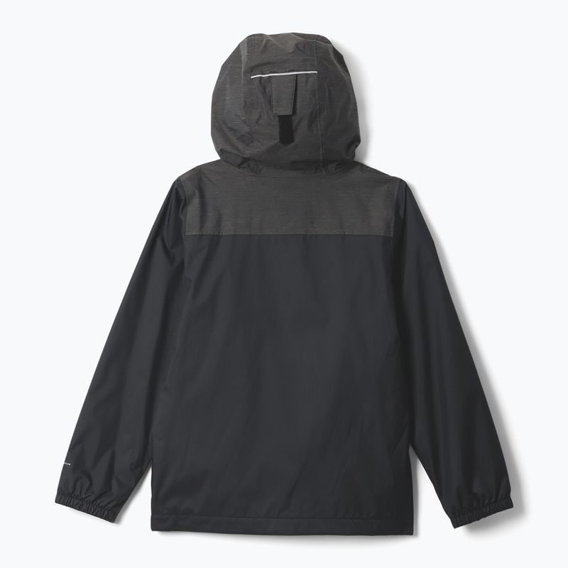 Детско яке за дъжд Columbia Rainy Trails III Fleece Lined black 2