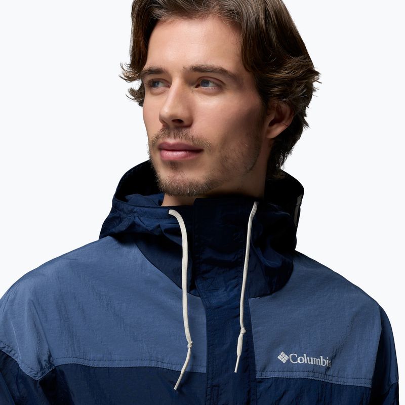 Мъжко софтшел яке Columbia Challenger II Windbreaker collegiate navy/dark mountain 6