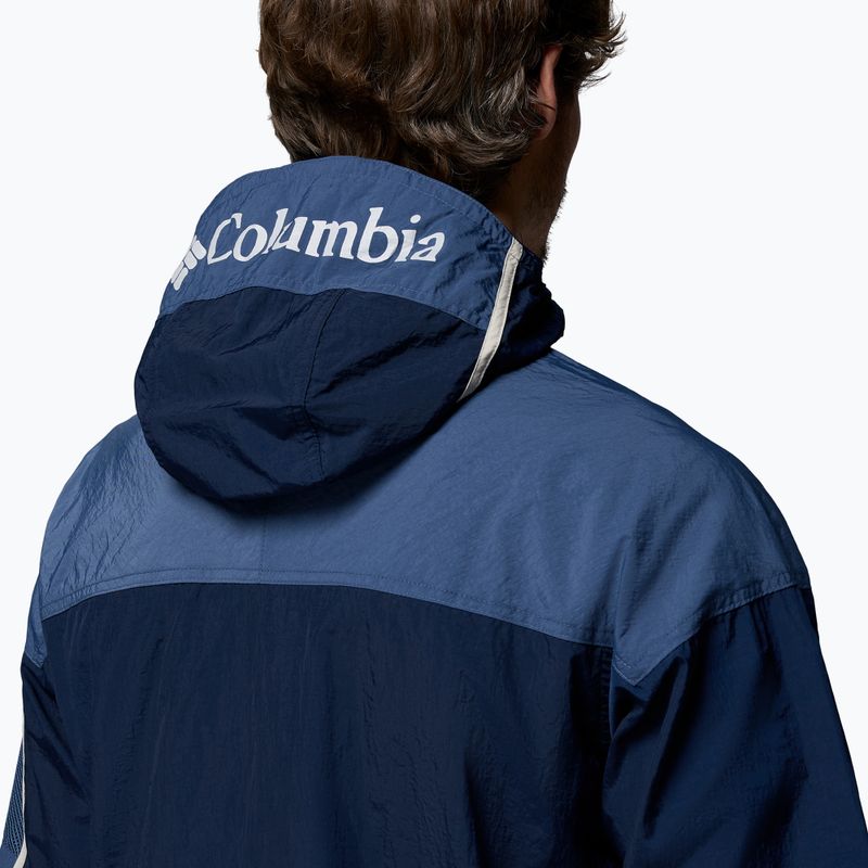 Мъжко ветроустойчиво яке Columbia Challenger II Windbreaker collegiate navy/dark mountain 7