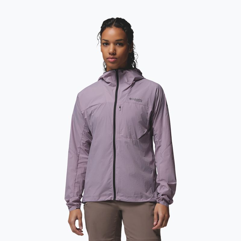 Дамско ветроустойчиво яке Columbia Khyex Pro Wind shale purple