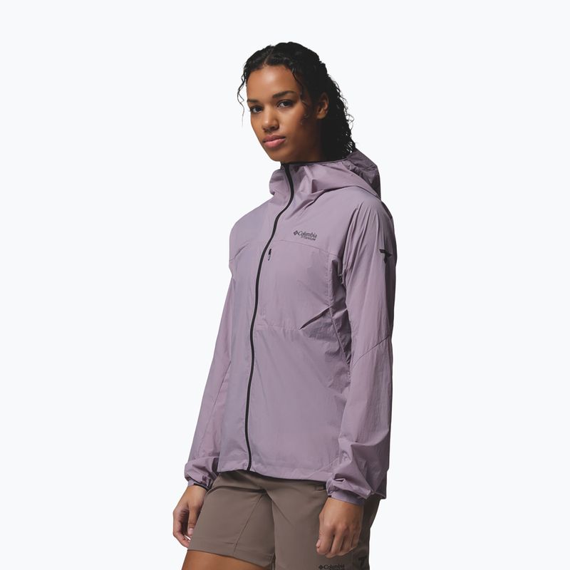 Дамско ветроустойчиво яке Columbia Khyex Pro Wind shale purple 4