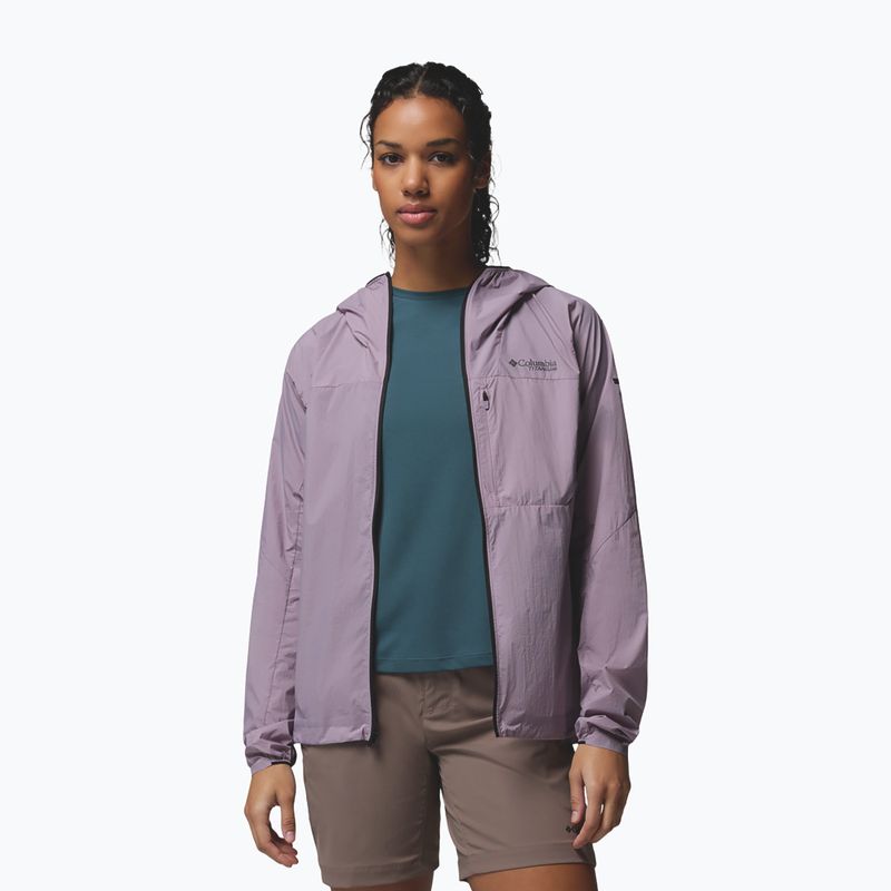 Дамско ветроустойчиво яке Columbia Khyex Pro Wind shale purple 5