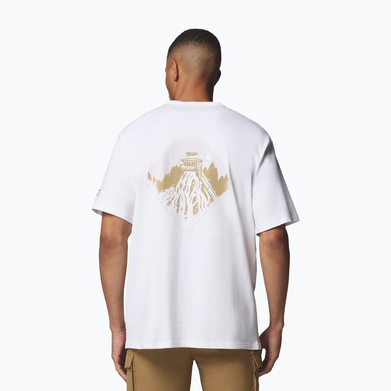 Мъжка тениска Columbia CSC Heavyweight Back Graphic white/heritage 3