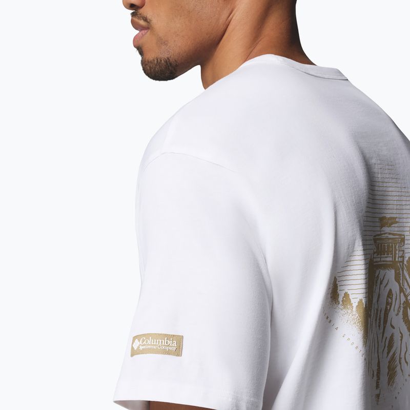 Мъжка тениска Columbia CSC Heavyweight Back Graphic white/heritage 6