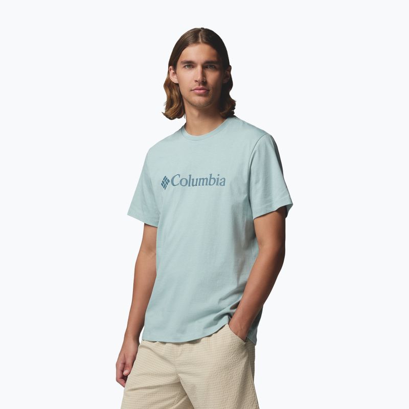 Мъжка тениска Columbia CSC Basic Logo Tee crushed blue/gem columbia 4