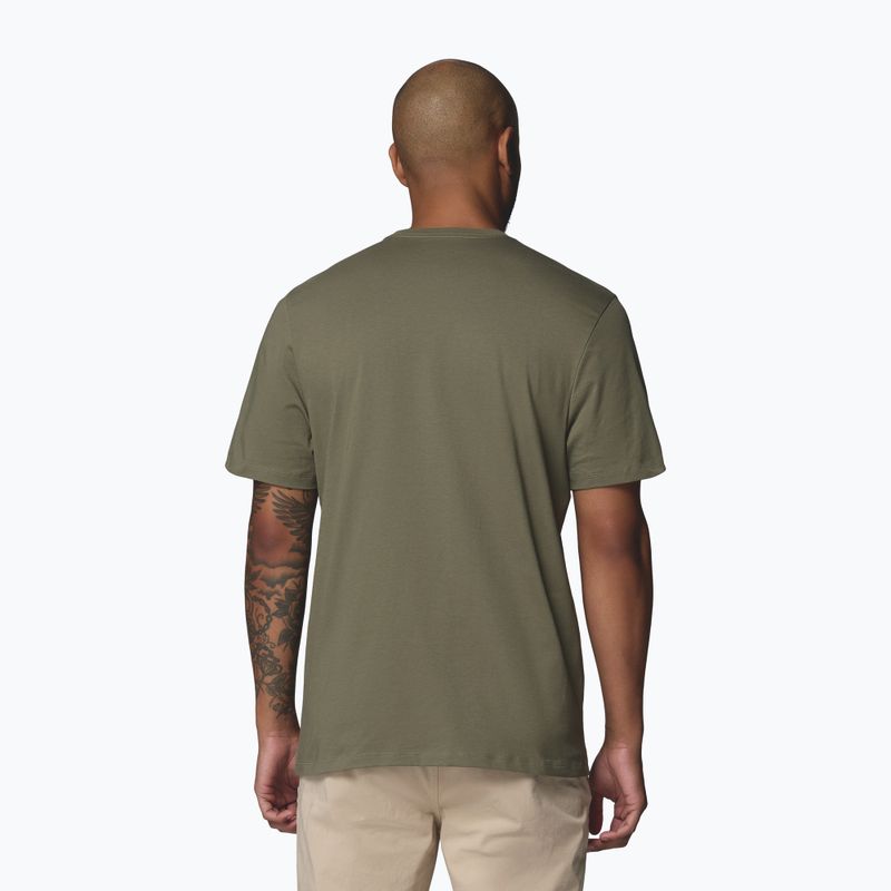 Мъжка тениска Columbia CSC Basic Logo Tee stone green/gem columbia 3