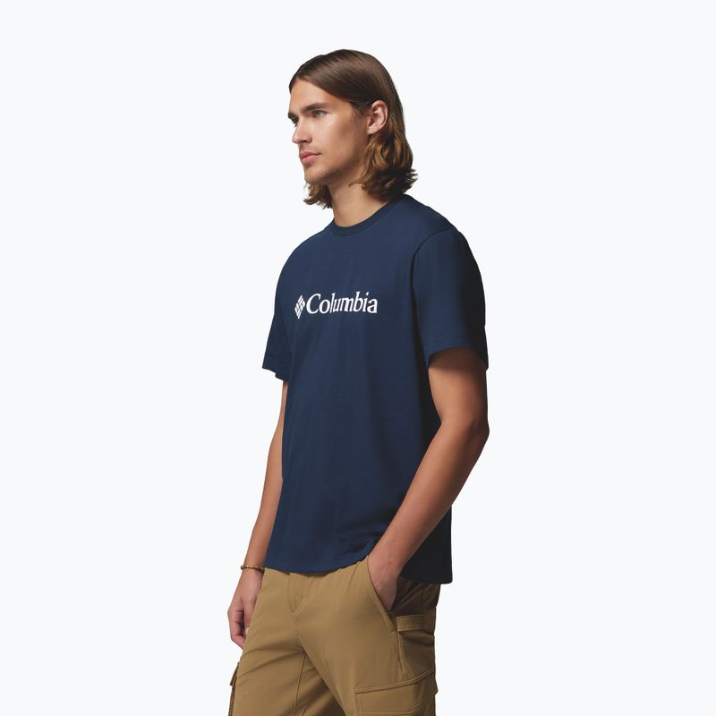 Мъжка тениска Columbia CSC Basic Logo Tee collegiate navy/gem columbia 4