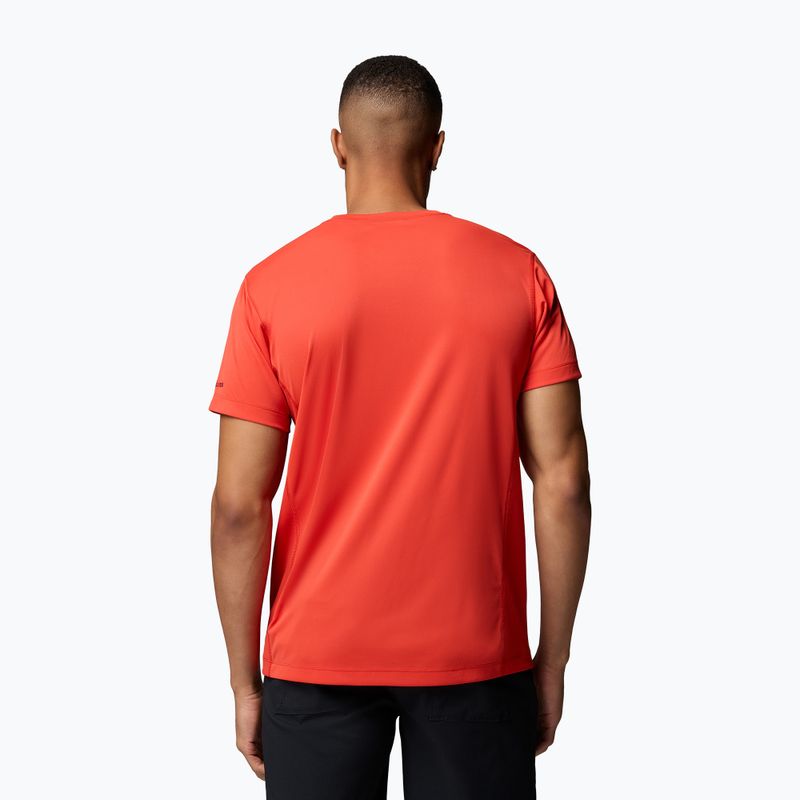 Мъжка тениска Columbia Zero Rules Light Graphic Crew super sonic/scripted peaks 3