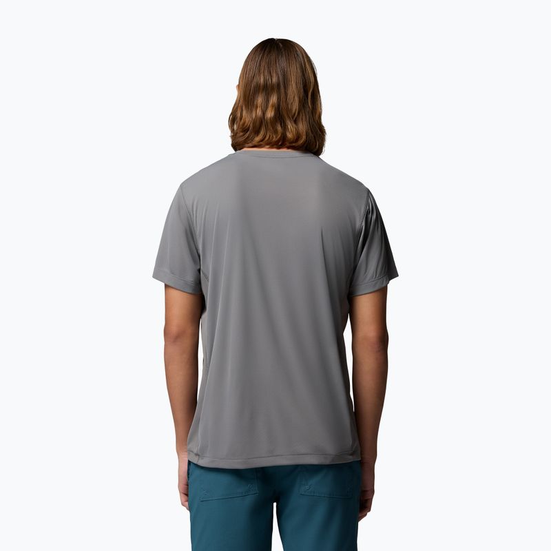 Мъжка тениска Columbia Zero Rules Light Graphic Crew city grey/scripted peaks 3