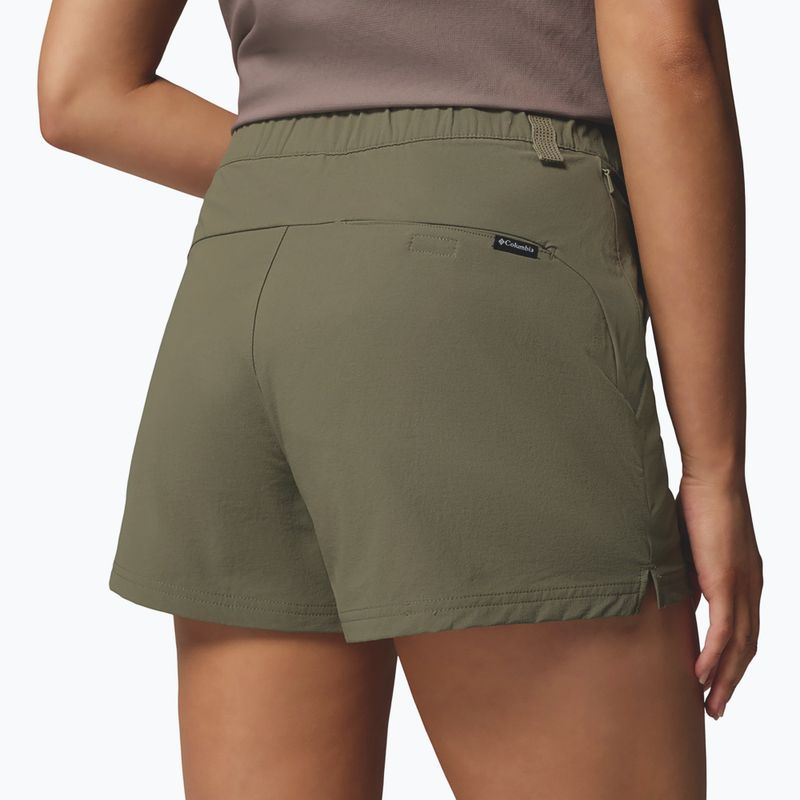 Дамски шорти за трекинг Columbia Shale Ridge stone green 6