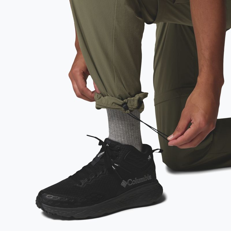 Мъжки панталони за трекинг Columbia Silver Ridge Elite Convertible stone green 9