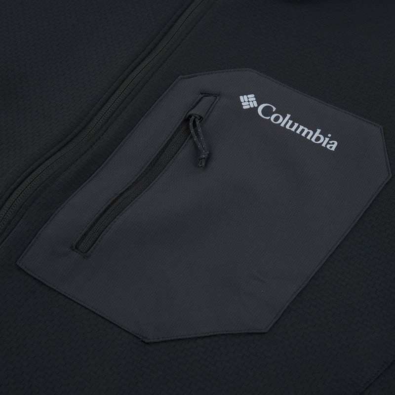 Мъжки трекинг суитшърт Columbia Tall Heights Hdd Grid Fleece Full Zip black 3