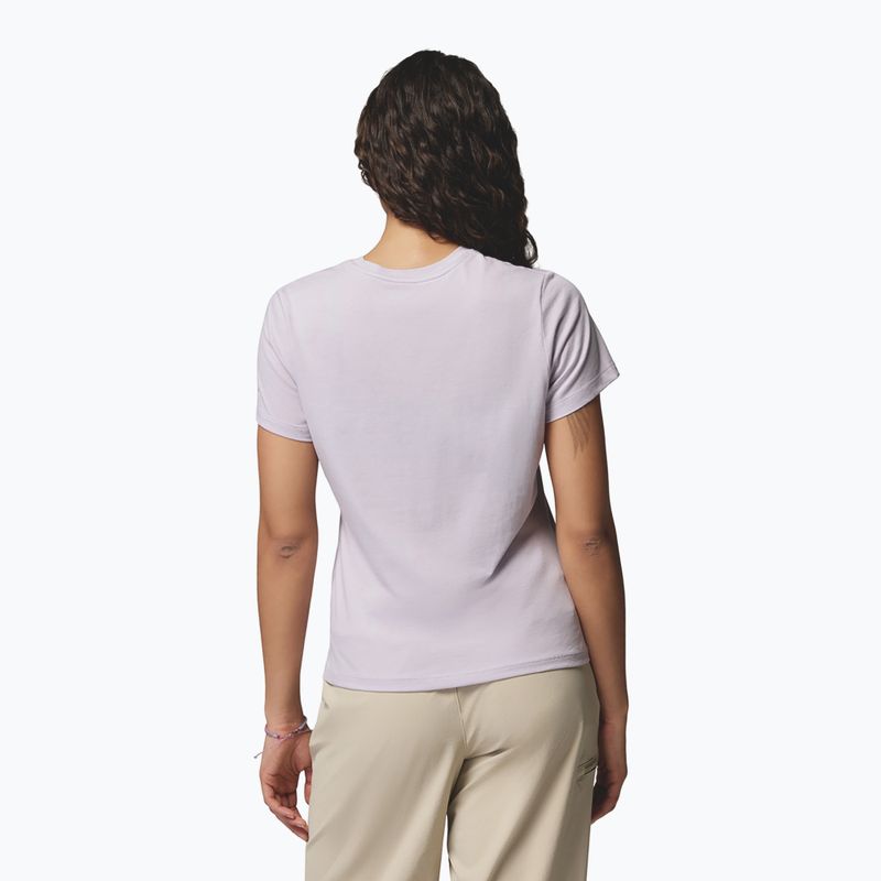 Дамска тениска Columbia Ruby Springs Graphic Fitted lavender pearl/brandrise 3