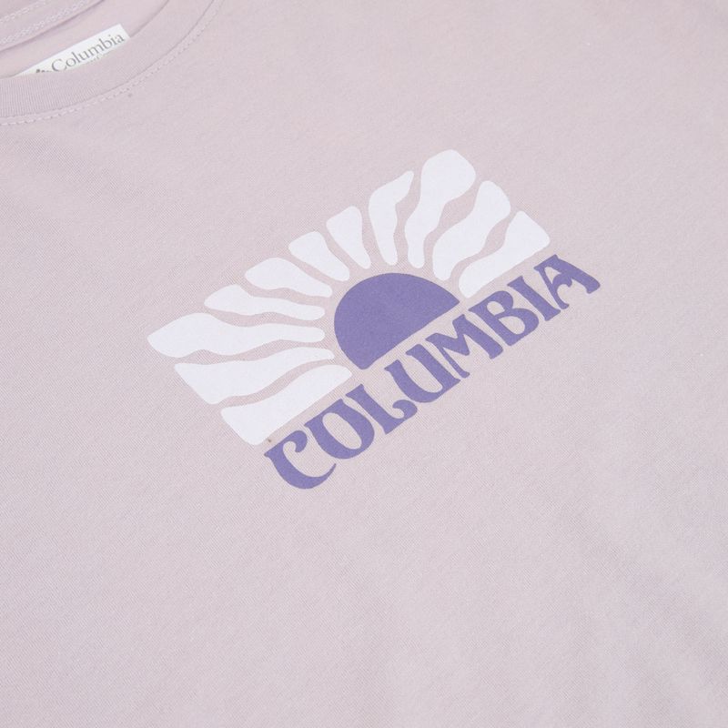 Дамска тениска Columbia Ruby Springs Graphic Fitted lavender pearl/brandrise 3