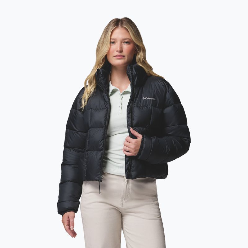 Дамско ватирано яке Columbia Puffect III Cropped black 4