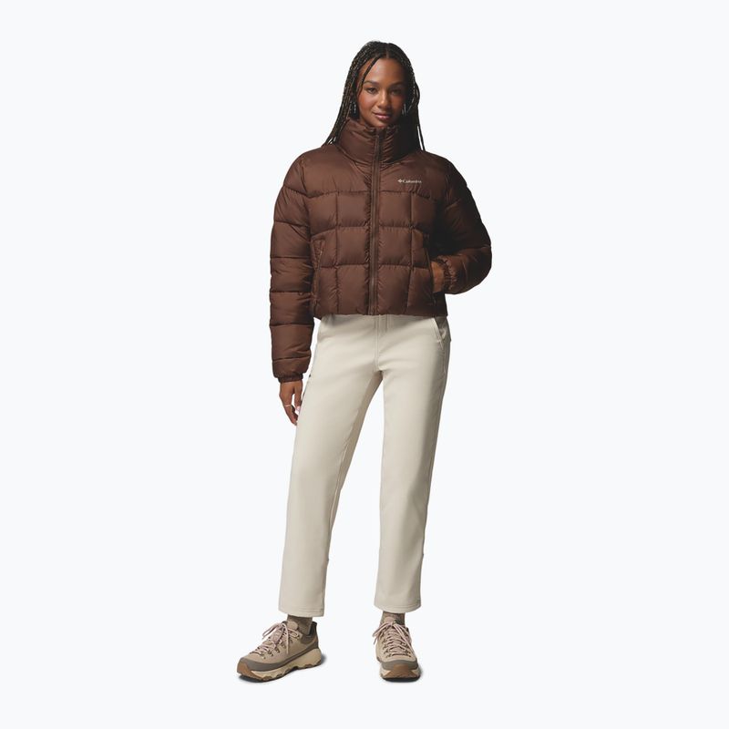 Дамско ватирано яке Columbia Puffect III Cropped tobacco 2
