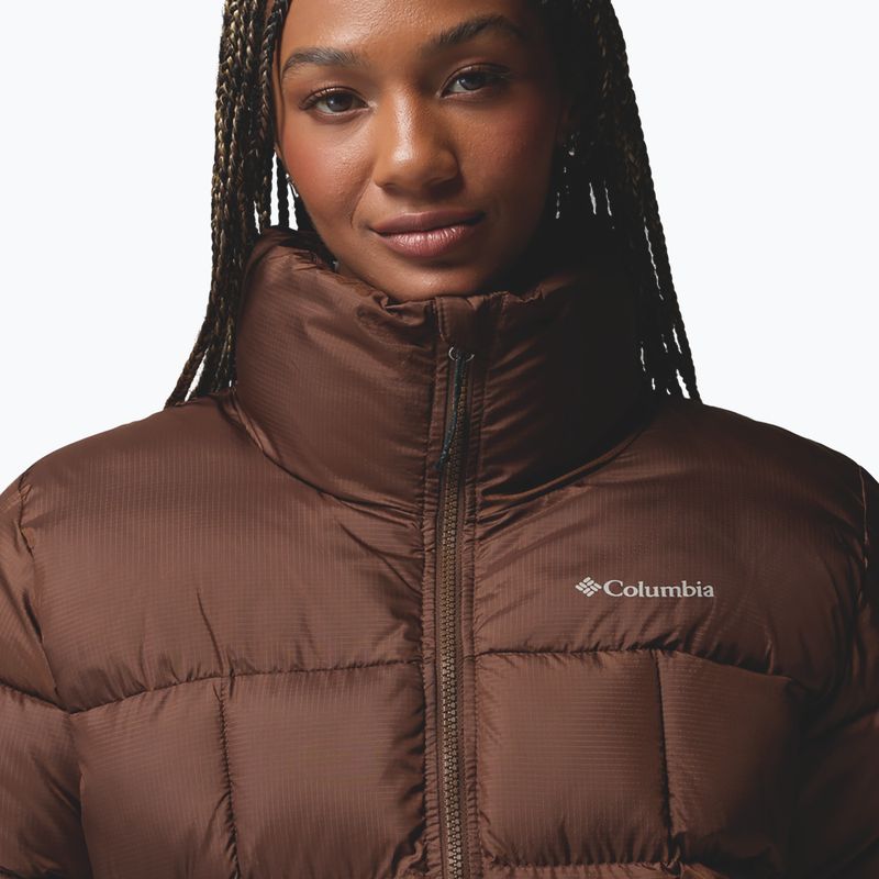 Дамско ватирано яке Columbia Puffect III Cropped tobacco 6