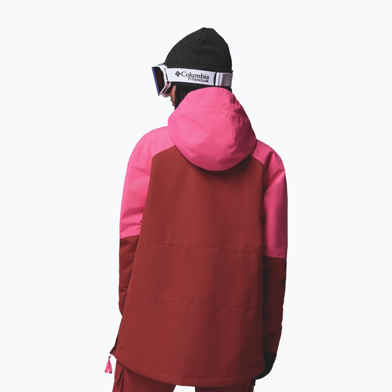 Дамско сноуборд яке Columbia Coreshot Anorak red oxide/nico 3