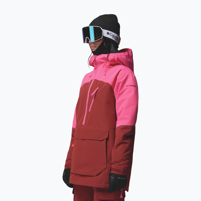 Дамско сноуборд яке Columbia Coreshot Anorak red oxide/nico 4