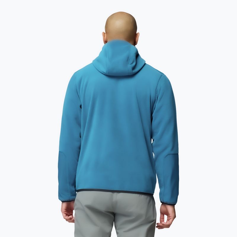 Мъжки поларен суитшърт Columbia Pacific Arch 200 Hooded FZ Fleece Phoenix Blue 3