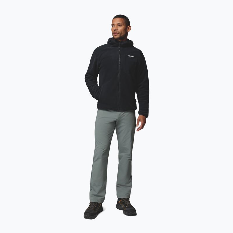Мъжки поларен суитшърт Columbia Pacific Arch 200 Hooded FZ Fleece Black 2