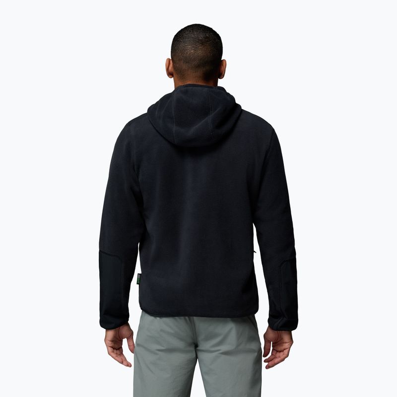 Мъжки поларен суитшърт Columbia Pacific Arch 200 Hooded FZ Fleece Black 3