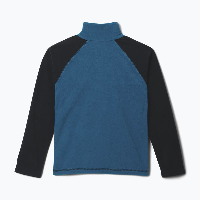 Детски поларен суитшърт Columbia Glacial Half Zip phoenix blue/black 2