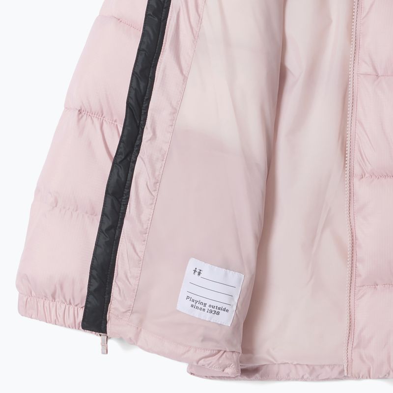 Детско ватирано яке Columbia Puffect Hooded Mineral Pink/Black 3