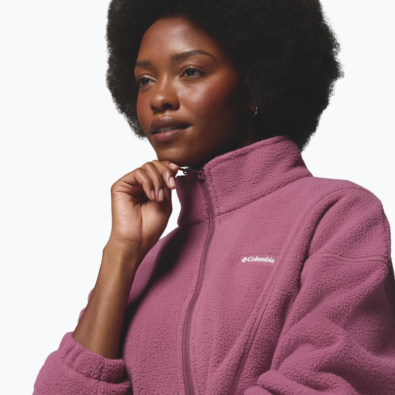 Дамски поларен суитшърт Columbia Timber Meadow MTR Fleece HZ antique mauve 5