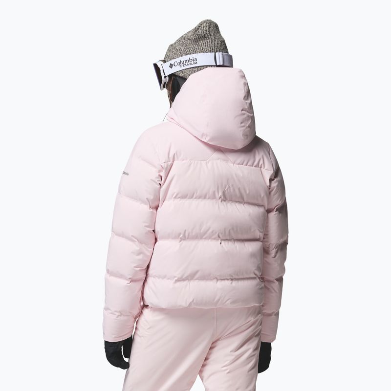 Дамско скиорско яке Columbia Roffe Ridge Down Heat Seal powder pink 3