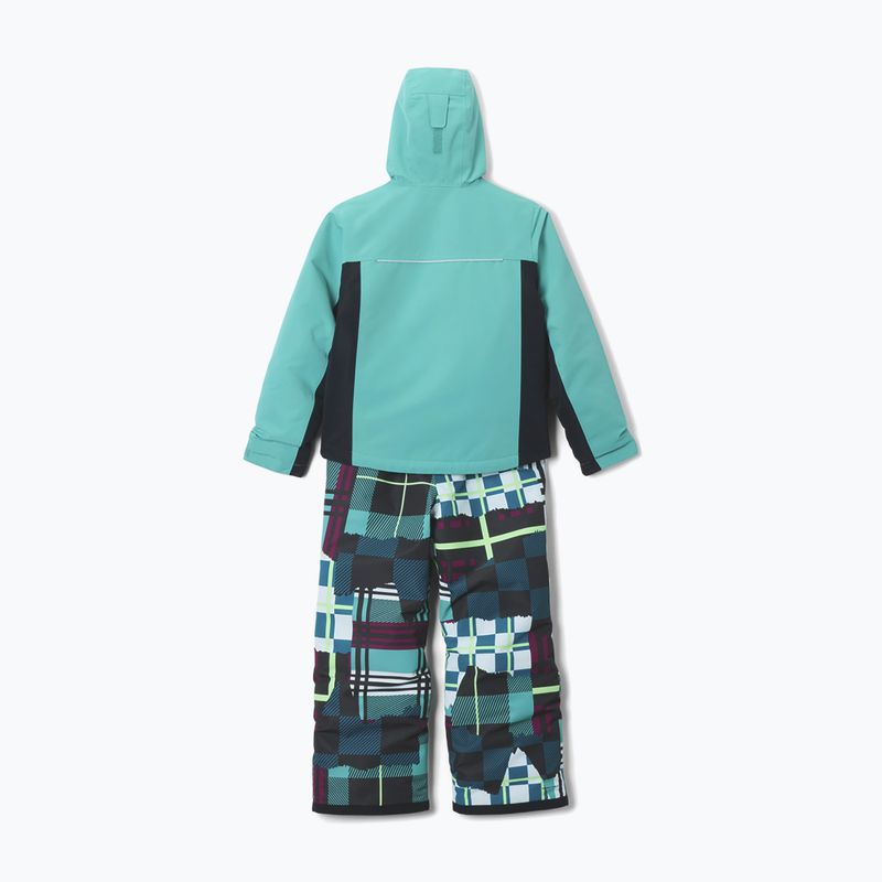 Детски скиорски комплект Columbia Buga IV Set teal/black 2