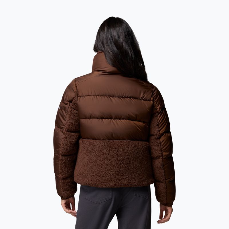 Дамско хибридно яке Columbia Leadbetter Point II Sherpa Hybrid tobacco 3