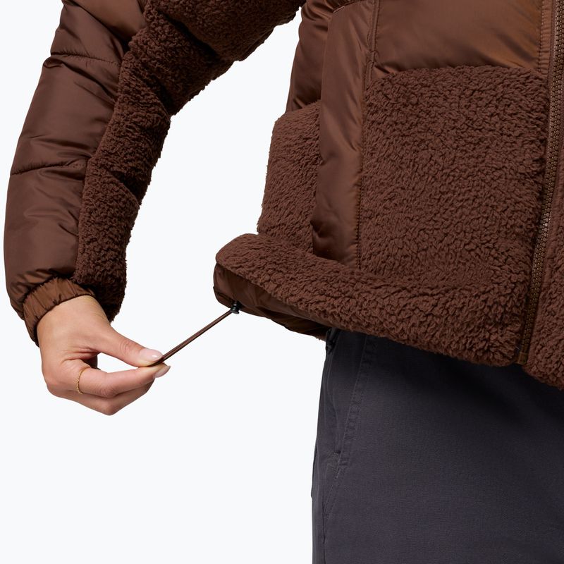 Дамско хибридно яке Columbia Leadbetter Point II Sherpa Hybrid tobacco 8