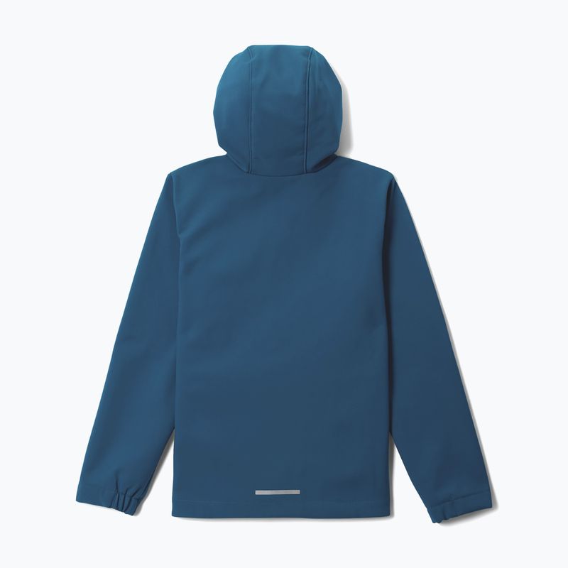 Детско софтшел яке Columbia Ascender Hooded Softshell phoenix blue 2