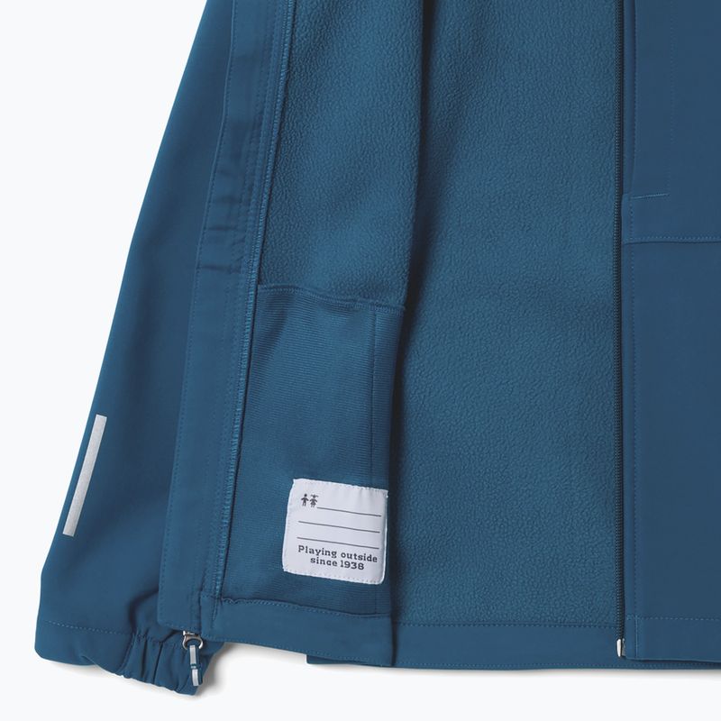 Детско софтшел яке Columbia Ascender Hooded Softshell phoenix blue 3