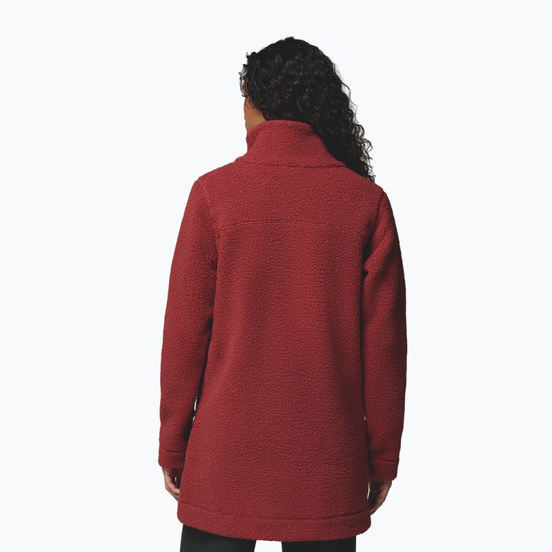 Дамски поларен суитшърт Columbia Panorama Long red oxide 3
