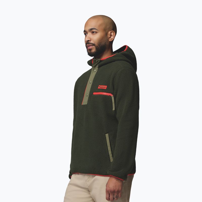 Мъжки поларен суитшърт Columbia Helvetia II Hoodie Greenscape 4